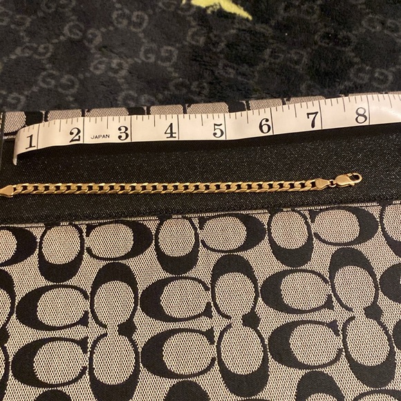 14K Solid Gold Men’s Bracelet 8” length & 16grams - Picture 5 of 5